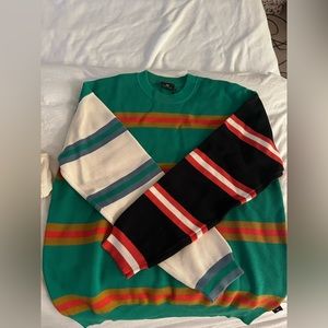 PS by Paul Smith rugby style knit sweater